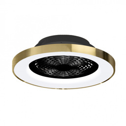 7124-LED/TIBET/GOLD-BLACK/CEILING/70W FAN 30W WITH REMOTE CONTROL-Потолочный светильник (MANTRA)