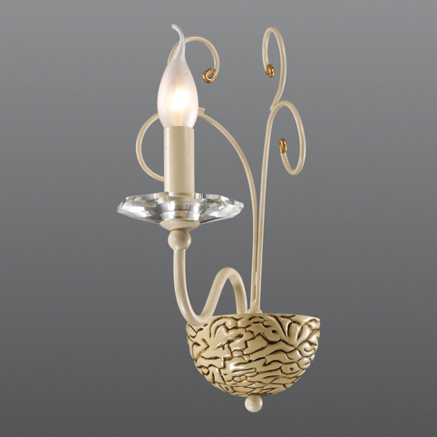 MA04509W-001-Beige+Gd+Ant.brush-бра (Olva Style)