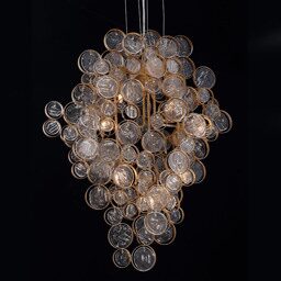 LP168277M-GD GOLD подвесной светильник (PRIMA LUCE_W)
