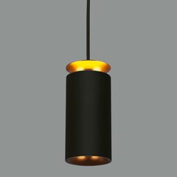 DLS021 9+4W 4200K / Св-к светодиодный стационарный/Черный матовый/золото (ЭКСТ)