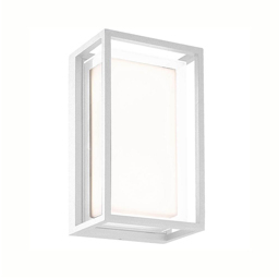 7063-LED/CHAMONIX/WHITE-CEILING/WALL LIGHT OUTDOOR  IP65-9W-3000K-настенный св-к (MANTRA)