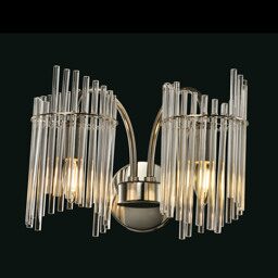 W2455-2 Nickel /Iron+clear glass W140*E220*H260/E14*40W*1 Бра (MODERN LAMP)