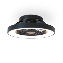 7805-LED/TIBET MINI/BK/70W (33W) - 2700K-5000K - 3900 LMS-Потолочный светильник вентилятор (MANTRA)