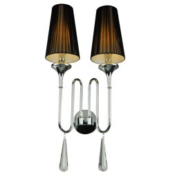 W7328-2 Chrome/Iron+ silver shade Бра (MODERN LAMP)