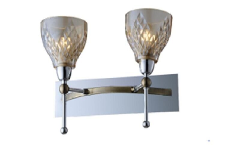 NH01009/2W-Z319-CH+ANT.BRASS-Cognac glass-бра (Olva Grace)