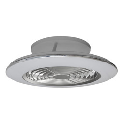 7494-/LED/ALISIO MNII/SV/ 70W(30W)- 2700K-5000K-5900 LMS--Потолочный светильник вентилятор (MANTRA)