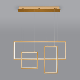 90178/3 золото Подвесной светодиодный свет-к с пультом управления (EVROSVET)