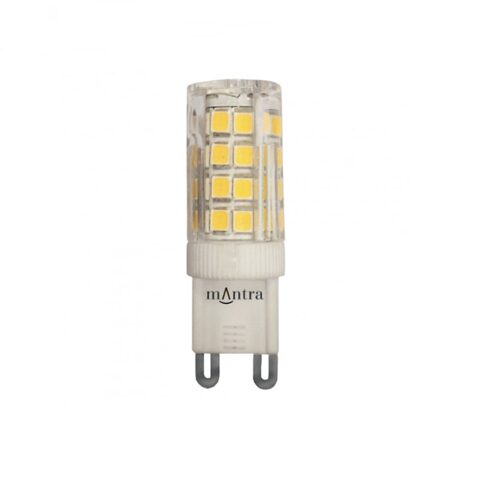 LED G9 3.5W 5000K 50mm 375lm Ceramic & PC лампа LED керамика и поликарбонат  (MANTRA)