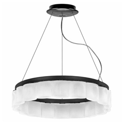 812186 (MD5091A-18D) Люстра NIBBLER 18х6W(Led) G9 ЧЕРНЫЙ/БЕЛЫЙ  (LS)