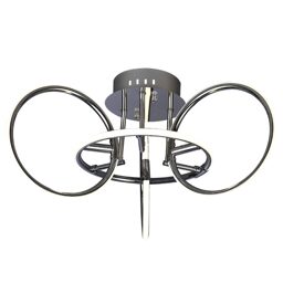 5756- LED/AROS/CHROME+ACRYLIC 46W 3000K IP20 DIM- потолочный светильник (MANTRA)