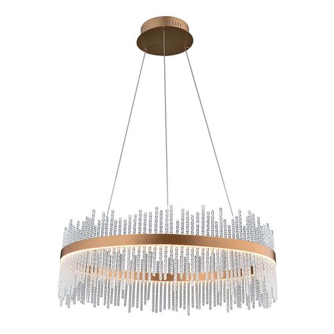 08251,33 Подвес Лючия матовое золото d70 h150 Led 65W (3000K) (KL)