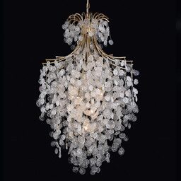 RP168242M-GB/SV/C&A Gold Brush Silver+Clear&Amber подвесной светильник (PRIMA LUCE_W)
