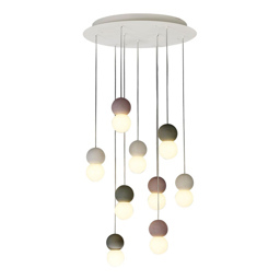 7621/GALAXIA/LAMP WITH 9 PENDANTS ROUND MIX - Подвесной светильник  (MANTRA)