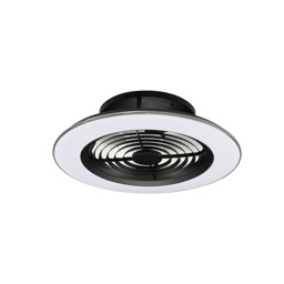 7800-LED/ALISIO/BLACK/REM.CONT диам 63 см 70W(35W) DIM-Потолочный светильник вентилятор (MANTRA)