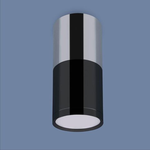 DLR028 6W 4200K / Светильник светодиодный стационарный хром/черный хром (ЭКСТ)