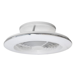 7493-/LED/ALISIO MNII/WH/ 70W(30W)- 2700K-5000K-5900 LMS--Потолочный светильник вентилятор (MANTRA)