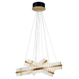 GD3086-3-700-GOLD/metal+ glass- подвесной светильник (PRIMA LUCE_M)